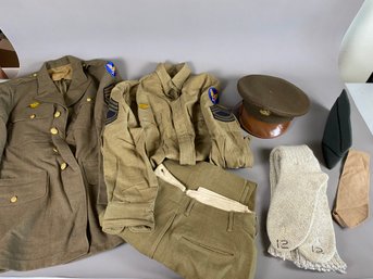 United States Air Force Uniform From World War II With Hats