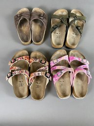 Lot Of 4 Pair Of Ladies Birkenstock Shoes Size 36-37