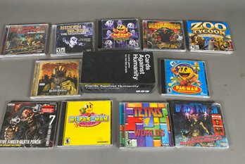 Lot Of Video Games, Including Pac-Man And Five Finger Death Punch & New Cards Against Humanity Card Game