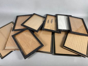 Over 24 Wood & Metal Picture Frames With Glass