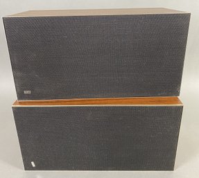 Pair Of Beovox Bang & Olufsen 2700 Bookshelf Speakers, Type 6232, Made In Denmark