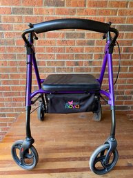 Nova Star 8 Rolling, Collapsible, Portable Walker With Brakes & A Storage Bag