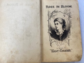 1876 First Edition Of Rose In Bloom, A Sequel To Eight Cousins By Louisa May Alcott
