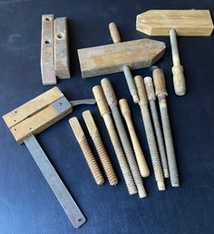 Antique Or Vintage Woodworking Clamps & Clamp Parts