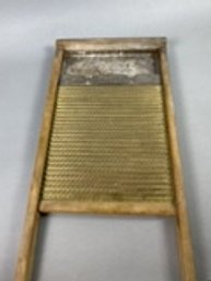 Antique Wooden And Metal National Washboard Company No. 186 Dated 1915