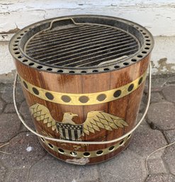 Terrific Vintage MCM American Eagle Portable Grill By Prestige Products