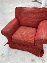 Very Nice Red Arm Chair, Lot 1