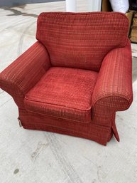 Very Nice Red Arm Chair, Lot 2