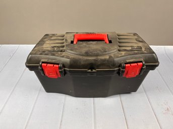 Beginners Keter Tool Box Filled With Miscellaneous Everyday Tools