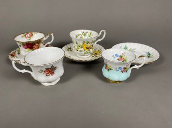 Miscellaneous Set Of Royal Albert Tea Cups And Saucers