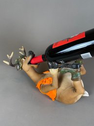 Fun Deer Or Hunting-themed Wine Bottle Holder, Bottle Of Wine Not Included