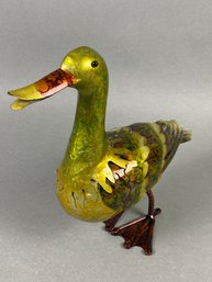 Fun Metal Duck Figurine