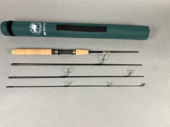 New WW Grigg Co 4 Piece Custom Made Graphite Fishing Pole GX652-4 MLS, 6 Ft 6 Inch, In Hard Case