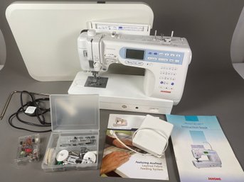 Janome 6600P Professional Sewing Machine With Accessories, Instruction Books And Thread