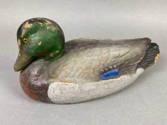 Antique Or Vintage Carry Lite Mallard Duck Decoy