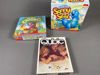 Classic Family Games - Qubic, Hi Ho! Cherry-O And Sonny The Seal