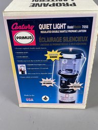 Century Primus Propane Lantern, Quiet Light Model, Original Box And Manual