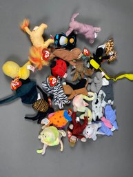 Lot Of More Than 20 Beanie Babies Including Dotty The Dalmation, Bumble The Bee, Flitter The Butterfly