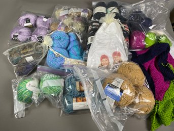 Huge Lot Of Mostly New High Quality Yarn- Knitting, Crocheting, Noro, Taiyo, Cascade Avalon, Tahki