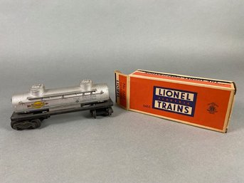 Vintage Lionel Train #6465 Tank Car Sunoco O Scale Original Box Postwar