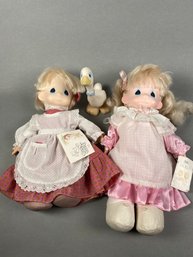 Pair Of Precious Moments Dolls With Original Tags, Patty And Missy