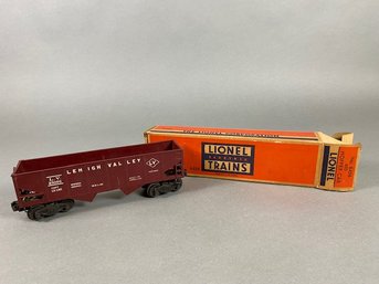 Vintage Lionel Train 6456 Hopper Car Lehigh Valley O Scale Original Box Postwar