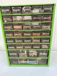 Garage Hardware Storage, Organization Cabinet, Miscellaneous Small Hardware Parts