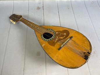 Vintage Bowl Back Eight String Mandolin, Mother Of Pearl Inlays