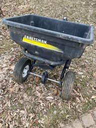 Craftsman Pull Behind Fertilizer Grass Seed Spreader Model 486.243222