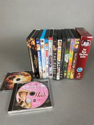 Lot Of Over 12 Assorted DVD Movies, Classic Dick Van Dyke Show, Kid's, Tangled, Hunger Games