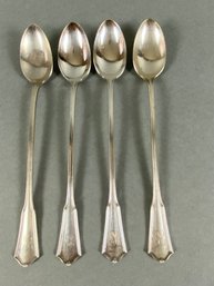 Set Of 4 Ice Teaspoon, Oneida Community Reliance Plate, Silverplate