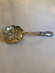 Sterling Silver, Decorative Spoon, Pierced, CB&H, 10 Grams