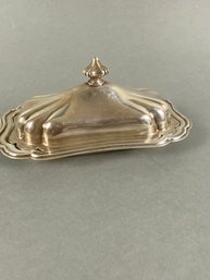 Silverplate Lidded Butter Dish, Newport Gorham Silver