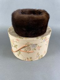 Wonderful Fur Hat From Russia In Hat Box