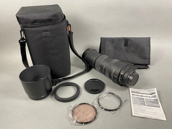 Sigma Canon 150-500 MM Zoom Lens With Carrying Case & Accessories