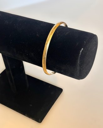 Vintage 10k Hollow Gold Decorative Bracelet