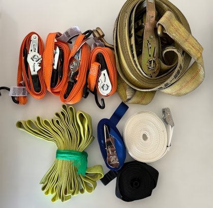 Lot Of Various Tie Down Straps