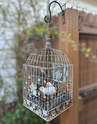 Hanging Decorative Outdoor Metal Birdcage