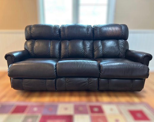 La-Z-Boy Leather Reclining Sofa