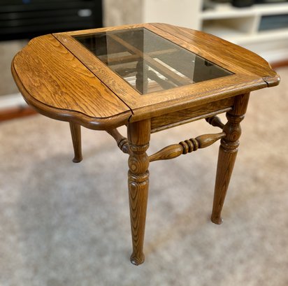 French Country Drop Side Table