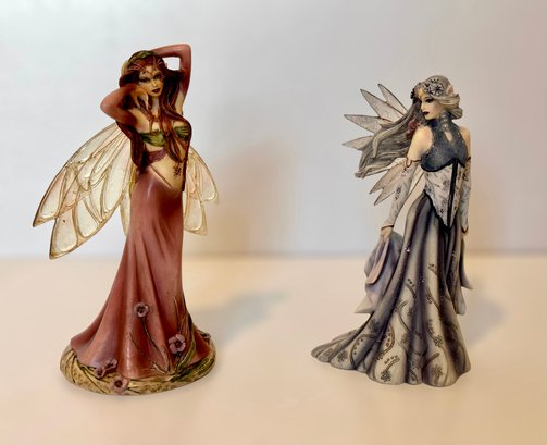 Gorgeous Dragonsite Vervain Fairy And Winter Fantasia - Set Of 2