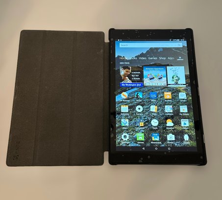 Amazon Fire HD 10 Tablet W/ Alexa & Case