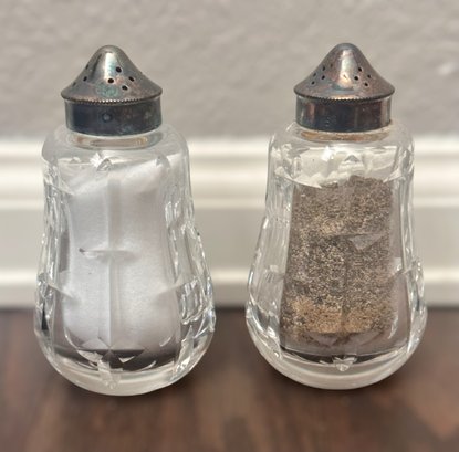 Waterford Crystal Salt And Pepper Shakers