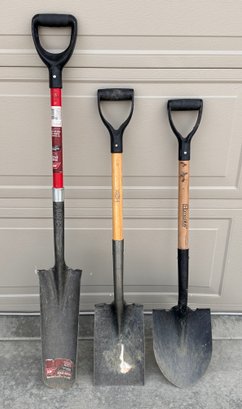 Gardener's Collection Of Shovels - Lot Of 3