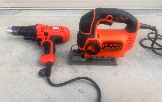 Black And Decker Electric Power Drill And Jigsaw