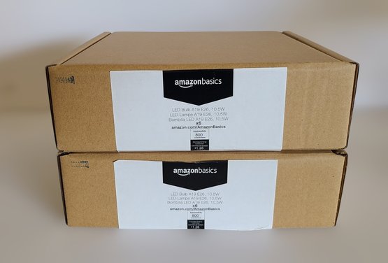 Amazon Basics LED Light Bulbs 6ct Per Box - Lot Of  2 Boxes