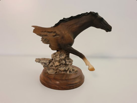 Amazing Horse Sculpture Titled Runaway