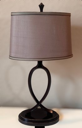 Beautiful  Modern Decorative Table Lamp With A Soft Brown Shade 1 Of 2