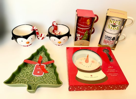 Wonderful Holiday Serving Dishes With Mug Sets Faturing Star Wars Mugs And Adorable Penguin Mugs