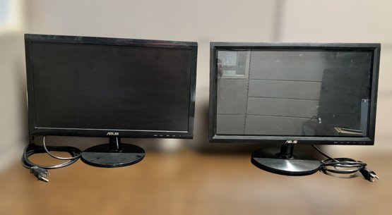Asus  20' LCD Computer Monitor VS207D-P - Lot Of 2